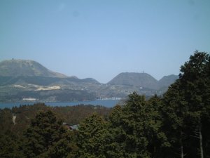 道の駅「箱根峠」からの芦ノ湖